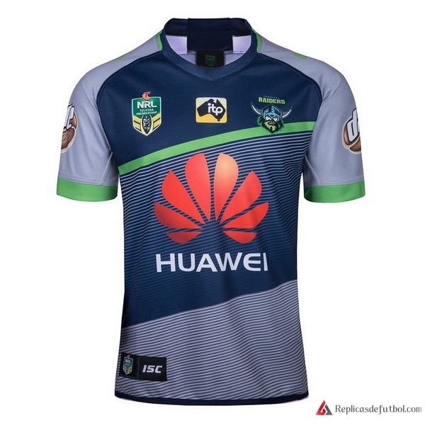 Camiseta Canberra Raiders Segunda equipación 2018 Azul Rugby
